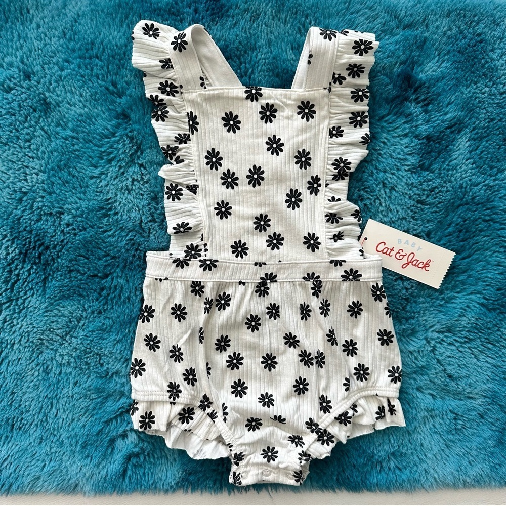 Cat & Jack Baby Floral Romper Size 18 Months